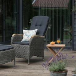 DeVries Woodie Beistelltisch 41x33cm Teak -Garten Leben 1250659 4