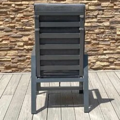 OUTLIV. Barcelona Gartensessel Aluminium/Olefin Anthrazit/Grau -Garten Leben 1251671 3