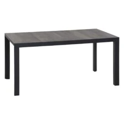 Siena Garden Silva Gartentisch 140x90cm Aluminium/Keramik Anthrazit/Washed Grey