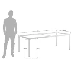 OUTLIV. Tischgestell Gebürstet Edelstahl 9 OUTLIV. Tischgestell Gebürstet Edelstahl -Garten Leben 1253497 2