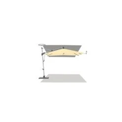Glatz Sombrano S+ Ampelschirm 400x300cm Smoke -Garten Leben 1254421 4