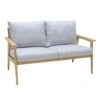 LifestyleGarden Eve Gartensofa Teak/Olefin Teak/Grau -Garten Leben 1254927 1