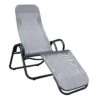 Acamp Calypso Bäderliege Stahl/Textilen Anthrazit/Silber -Garten Leben 1258370 1