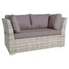 Zebra Jack Junior Gartensofa 2-tlg. Geflecht White-Cream/Braun -Garten Leben 1259129 1