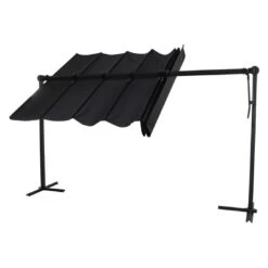 Siena Garden Enna Mittelstockschirm350x250x220 Cm Aluminium Anthrazit -Garten Leben 1261098 4