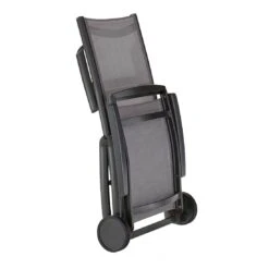 Sieger Royal Gartenliege Aluminium/Textilene Eisengrau/Hellgrau -Garten Leben 1262077 4