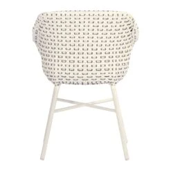 Hartman Delphine Gartensessel Aluminium/Geflecht Weiß/Moccacino -Garten Leben 1262550 5