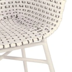 Hartman Delphine Gartensessel Aluminium/Geflecht Weiß/Moccacino -Garten Leben 1262550 8