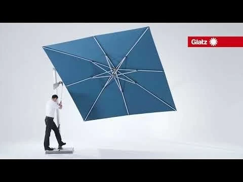 Glatz Sombrano S+ Anthr. Ampelschirm 300x300cm -420 Smoke 3 Glatz Sombrano S+ Anthr. Ampelschirm 300x300cm -420 Smoke