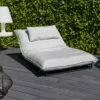 Hartman Emma Gartenliege Aluminium/Sunbrella Black/Marble