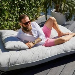 Hartman Emma Gartenliege Aluminium/Sunbrella Black/Marble -Garten Leben 1265608 3