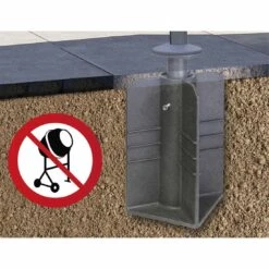 Siena Garden Earthbase Bodenhülse XL - Kunststoff Anthrazit -Garten Leben 1265806 2