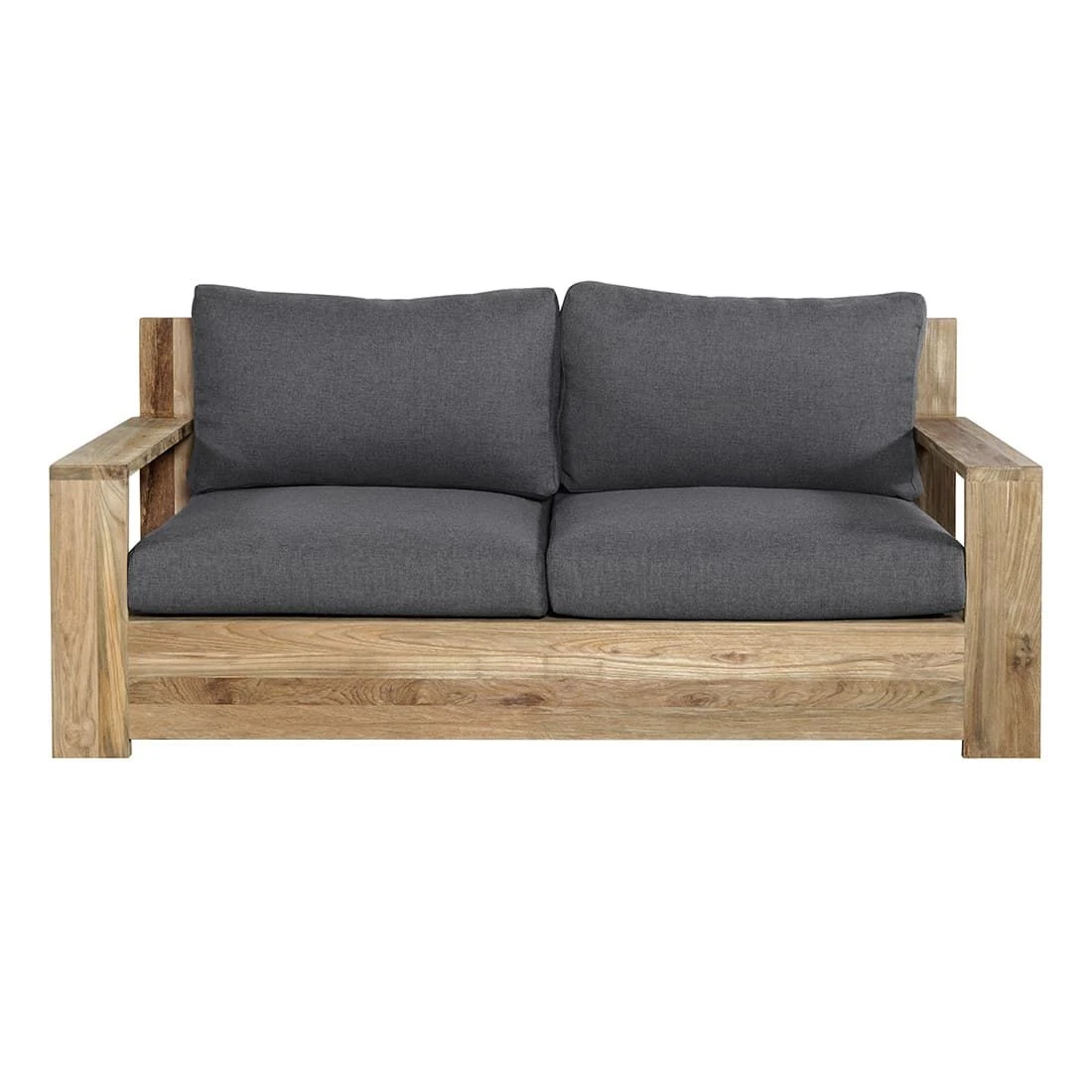 OUTLIV. Castello Gartensofa Teak/Sunproof Natur/Dunkelgrau 4 OUTLIV. Castello Gartensofa Teak/Sunproof Natur/Dunkelgrau – Bild 2