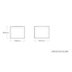 Kettler Abdeckhaube Für Royal Hocker Polyester Grau-Silber -Garten Leben 1271031 4