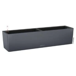 Lechuza Balconera Color 80 Pflanzgefäß 80x19cm Kunststoff Schiefergrau