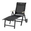 Hartman Alice Gartenliege Aluminium/Textilene Xerix/Schwarz -Garten Leben 1292415 1