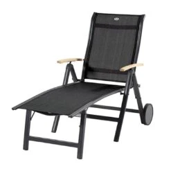 Hartman Alice Gartenliege Aluminium/Textilene Xerix/Schwarz
