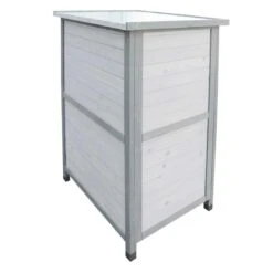 Habau Gartenschrank Flachdach Mit Zinkblech 76x56x114 Cm -Garten Leben 1294032 3