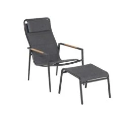 Hartman Galicia Loungesessel Inkl. Hocker Aluminium/Olefin Xerix