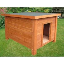 Habau Flachdach Hundehütte 82x107x86 Cm