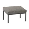 4Seasons Trentino Hocker Inkl. Kissen Alu/RVS Teak/Anthrazit