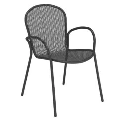 Emu Ronda X Stapelsessel Stahl Antikeisen