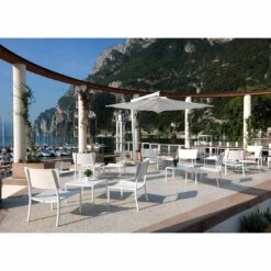 Vermobil Mogan Loungesessel Stahl Matt Weiß -Garten Leben 1300368 3