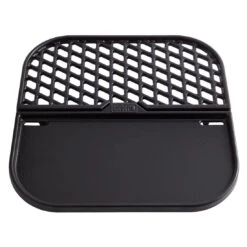 Weber 2in1 Sear Grillrost & Grillplatte Emailliertes Gusseisen Schwarz
