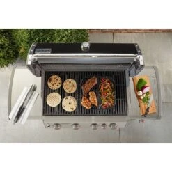 Weber 2in1 Sear Grillrost & Grillplatte Emailliertes Gusseisen Schwarz -Garten Leben 1301512 4
