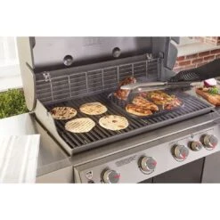 Weber 2in1 Sear Grillrost & Grillplatte Emailliertes Gusseisen Schwarz -Garten Leben 1301512 5