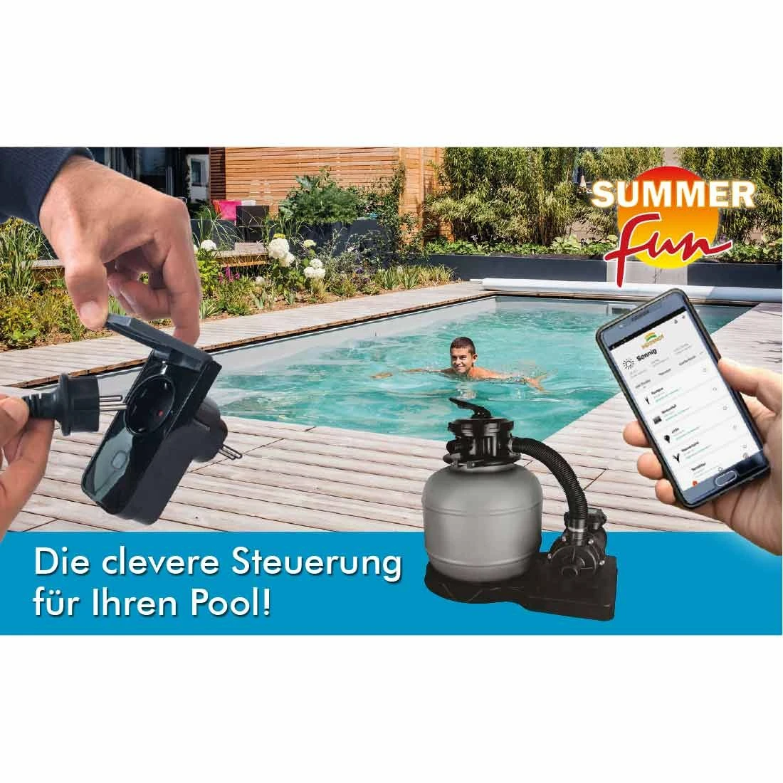 Summer Fun BestClean Smart Poolfilter-Set 4 Summer Fun BestClean Smart Poolfilter-Set – Bild 2
