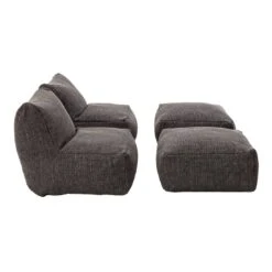 ROOLF Living Loungesesselset Inkl. Hocker Anthrazit 11 ROOLF Living Loungesesselset Inkl. Hocker Anthrazit -Garten Leben 1304152 3