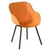 Hartman Sophie Elegance Rondo Gartensessel Aluminium/Kunststoff Carbon Black/Indian Orange
