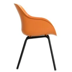 Hartman Sophie Elegance Rondo Gartensessel Aluminium/Kunststoff Carbon Black/Indian Orange -Garten Leben 1305890 3