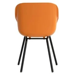 Hartman Sophie Elegance Rondo Gartensessel Aluminium/Kunststoff Carbon Black/Indian Orange -Garten Leben 1305890 4