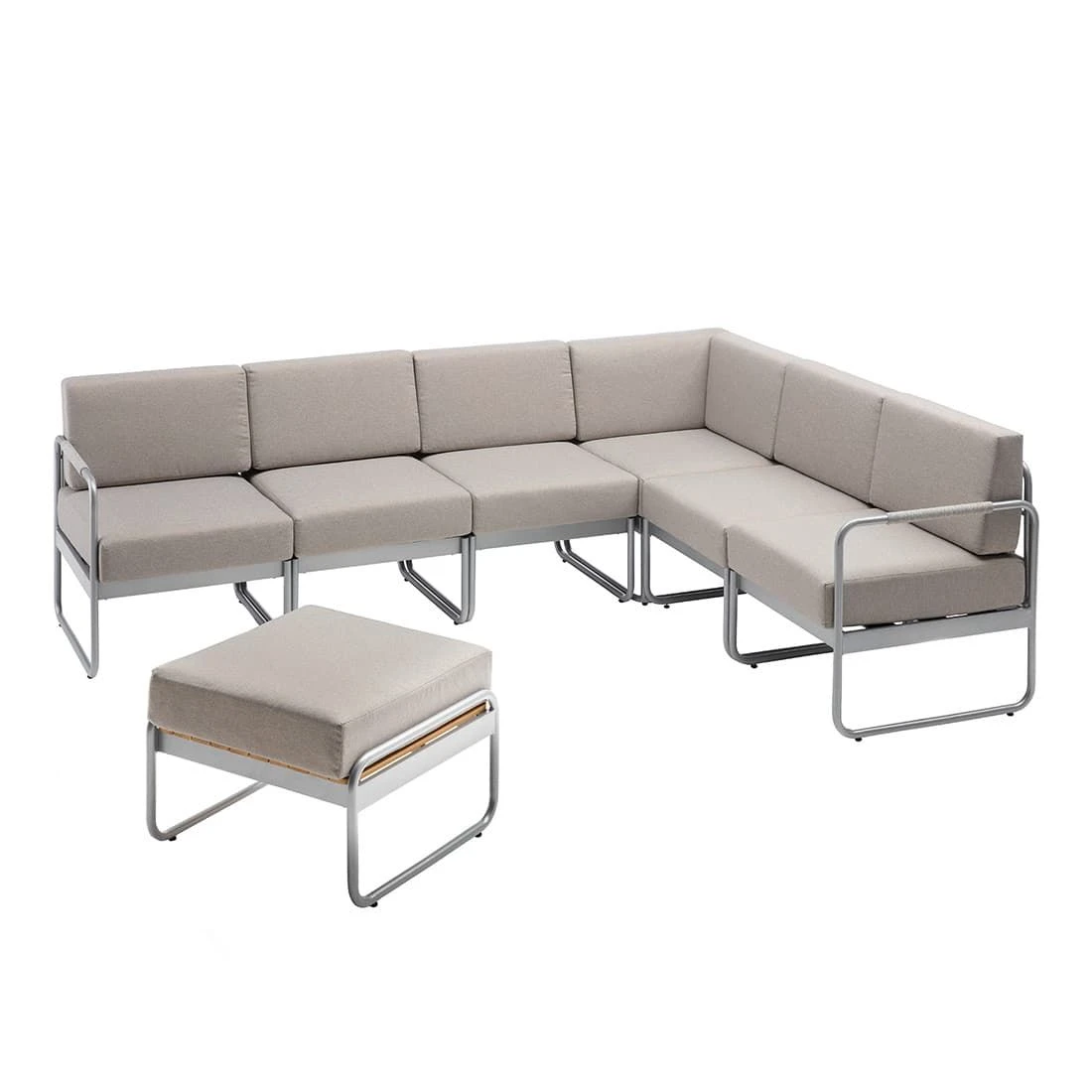 Kettler Endless Summer Endmodul Aluminium/Rope Silber/Hellgrau 5 Kettler Endless Summer Endmodul Aluminium/Rope Silber/Hellgrau – Bild 3