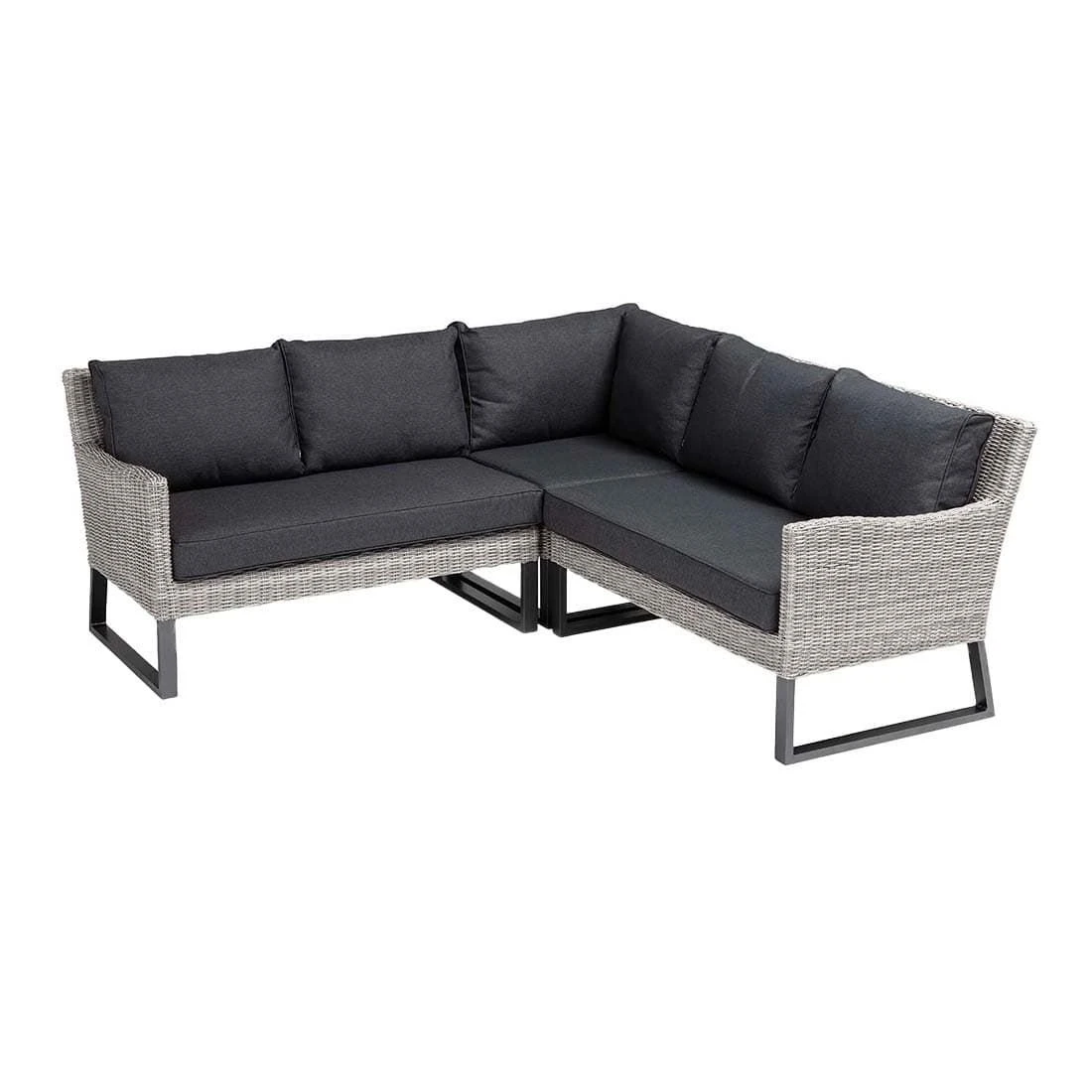 Kettler Palma Wing Eck-/Endmodul Geflecht/Olefin White Wash/Anthrazit 7 Kettler Palma Wing Eck-/Endmodul Geflecht/Olefin White Wash/Anthrazit – Bild 5