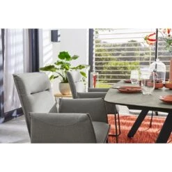 Musterring Madrid Gartensessel Eisen/Stoff Anthrazit/Anthrazit -Garten Leben 1308530 6