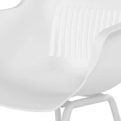 Hartman Jill Rondo Gartensessel Aluminium/Kunststoff Weiß -Garten Leben 1308684 5