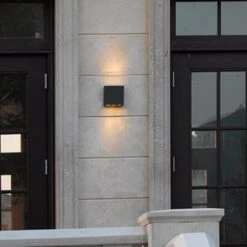 Trio Leuchten Thames Außenwandbeleuchtung Aluminium/Glas Anthrazit -Garten Leben 1309663 3