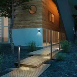 Trio Leuchten Roya Wandleuchte Aluminium Anthrazit -Garten Leben 1309685 9