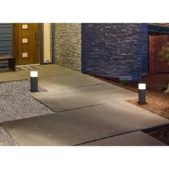 Trio Leuchten Hudson Wegeleuchte Aluminium/Kunststoff Anthrazit -Garten Leben 1309806 4