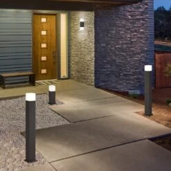 Trio Leuchten Hudson Wegeleuchte Aluminium/Kunststoff Anthrazit -Garten Leben 1309806 5