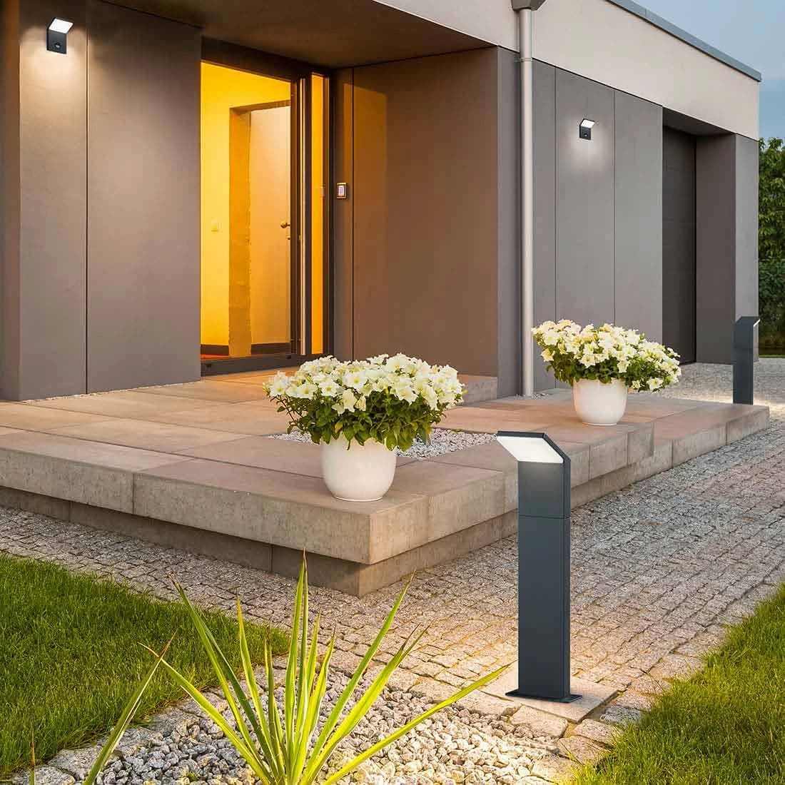 Trio Leuchten Pearl Stehleuchte Aluminium/Kunststoff Anthrazit 6 Trio Leuchten Pearl Stehleuchte Aluminium/Kunststoff Anthrazit – Bild 4