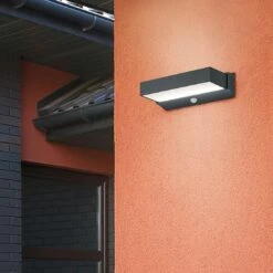 Trio Leuchten Cuando Außenwandbeleuchtung Aluminium/Kunststoff Anthrazit -Garten Leben 1309883 3