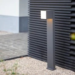 LUTEC Cuba LED - Leuchte Gussaluminium Anthrazit -Garten Leben 1311071 2