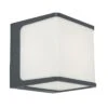 LUTEC Telin LED-Außenwandbeleuchtung Gussaluminium Anthrazit -Garten Leben 1311236 1