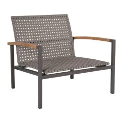 Stern Lucy Loungeset 6-tlg. Aluminium/Gurtbespannung Anthrazit/Platin -Garten Leben 1316747 6