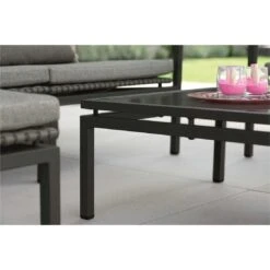 Stern Lucy Loungeset 6-tlg. Aluminium/Gurtbespannung Anthrazit/Platin -Garten Leben 1316747 9