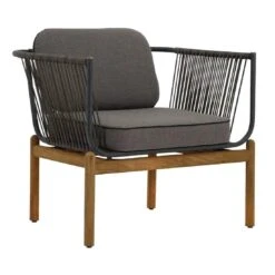 Zebra Pollux Loungeset 3-tlg. Teak/Rope Teak/Brown Brushed -Garten Leben 1321455 4